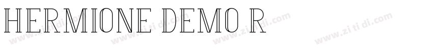 HERMIONE DEMO R字体转换